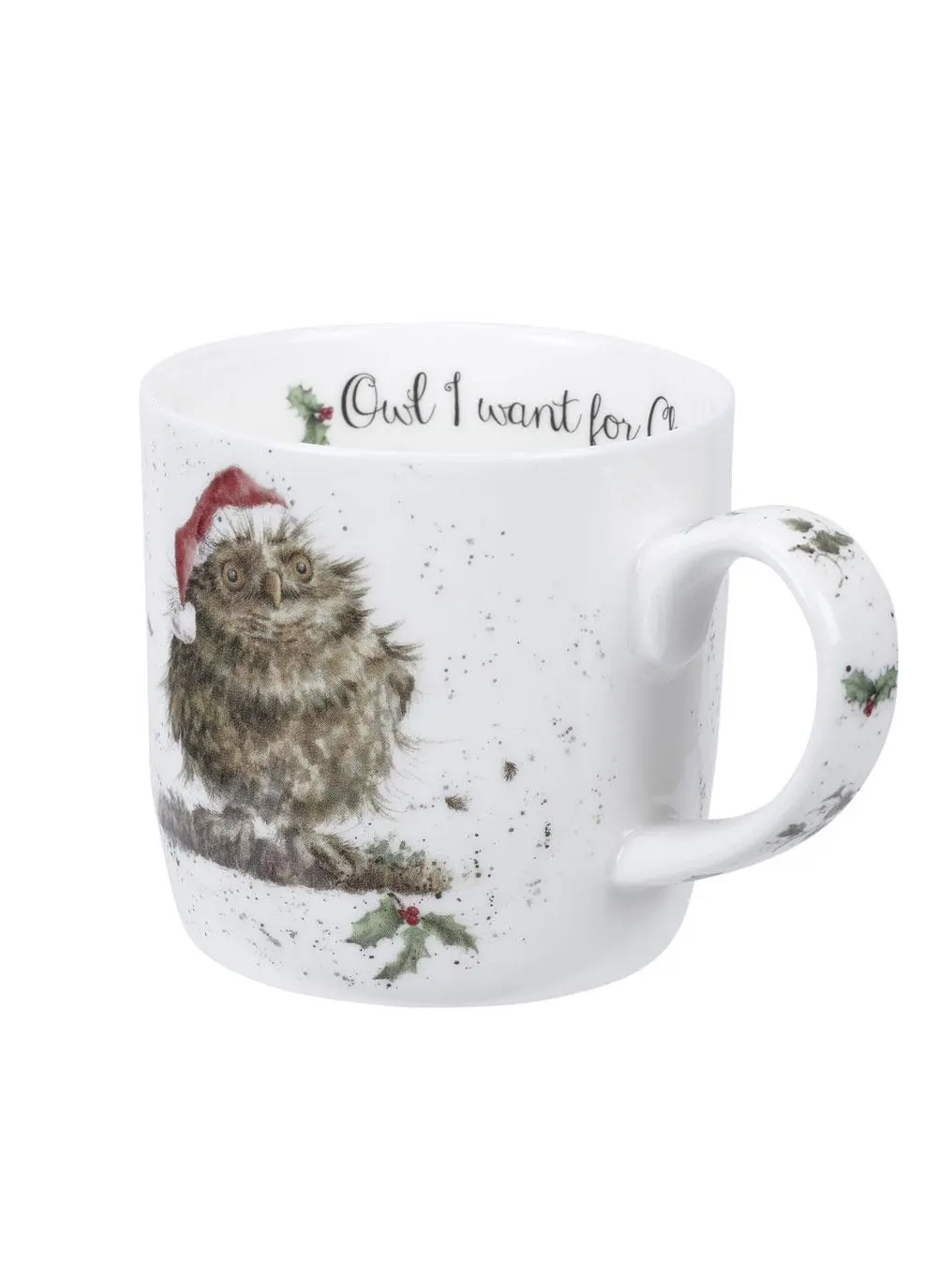 Wrendale Designs Owl I Want For Christmas Mug