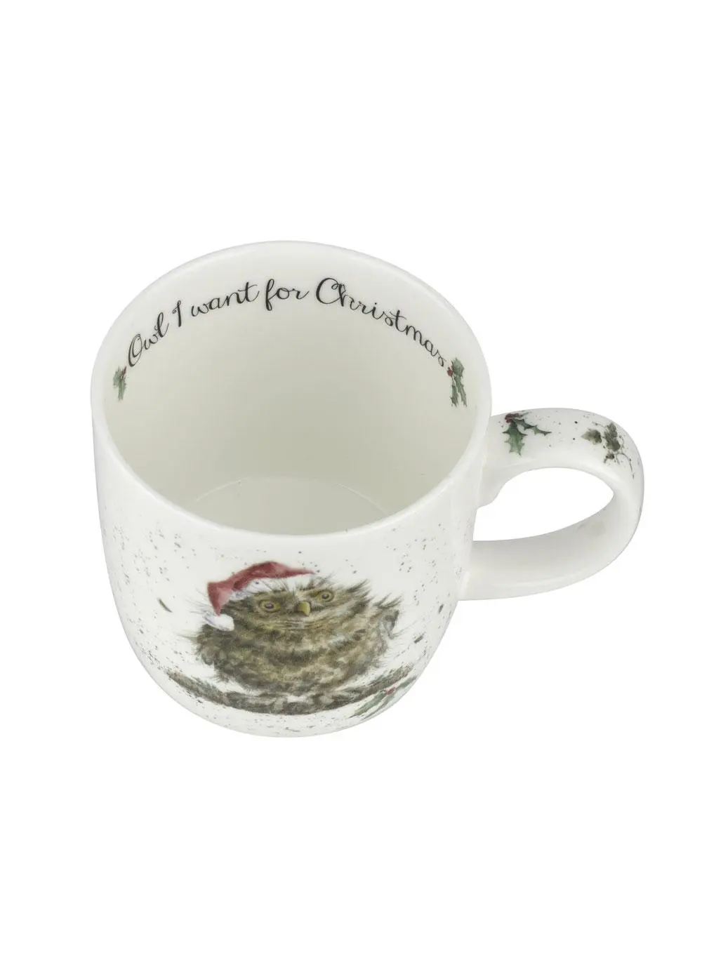 Wrendale Designs Owl I Want For Christmas Mug