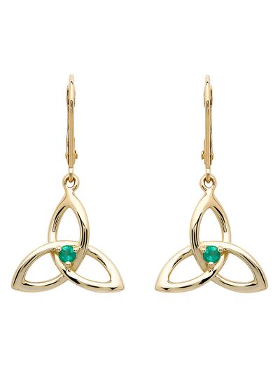 Celtic Earrings | Silver Claddagh Earrings | Blarney
