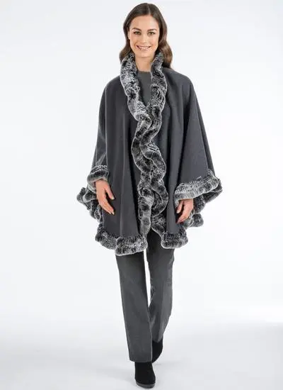 Heirloom Julio Cape With Cashmere Gray | Blarney