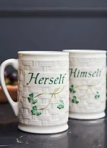 Himself/Herself Irish Mug Gift Set — Irish Moon