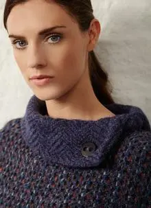 Woven Wool Amy Cape | Blarney