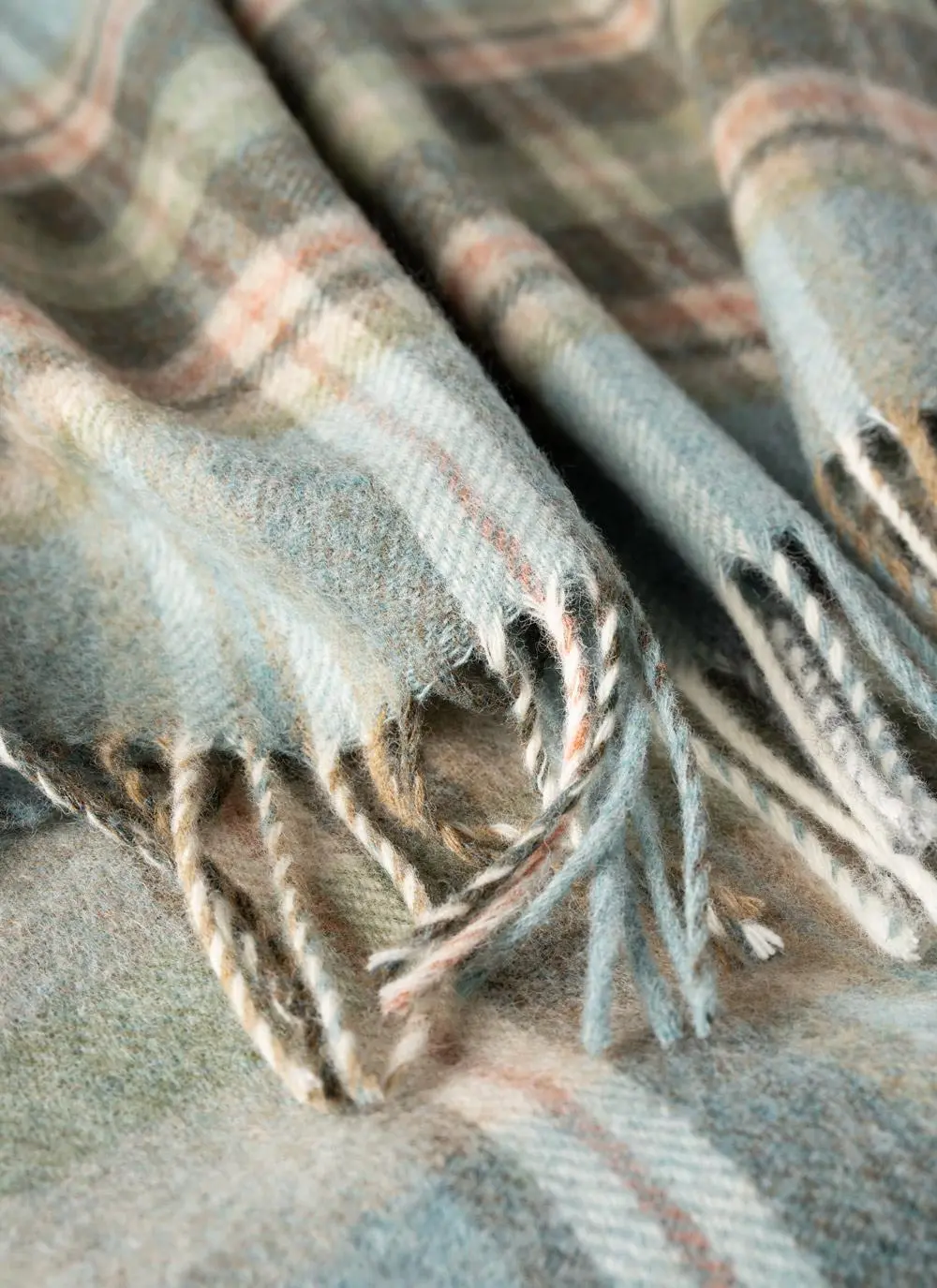 Ocean Breeze Highland Wool Throw