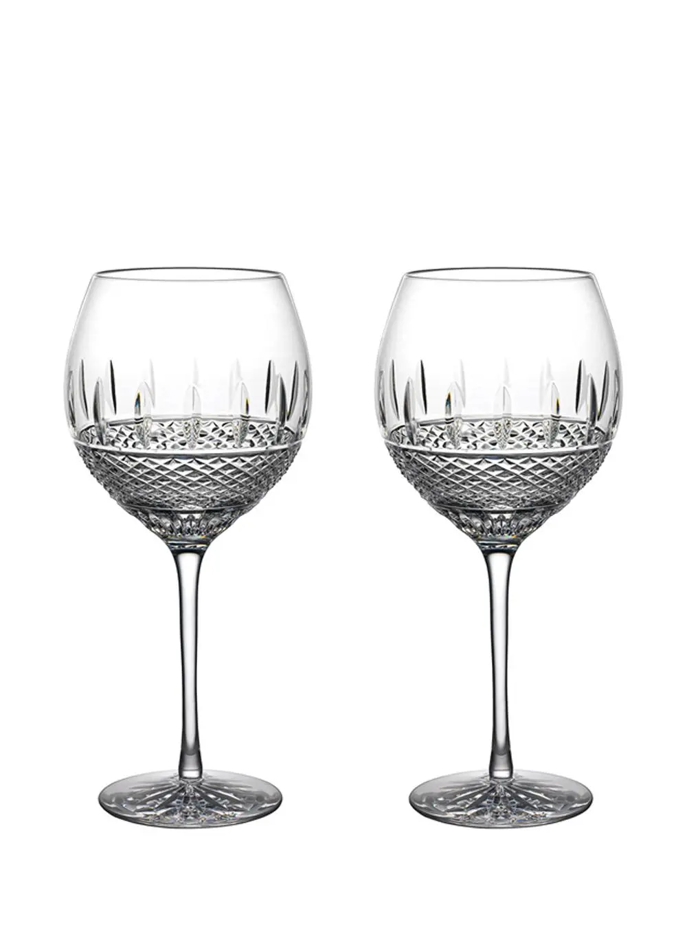 Waterford Crystal Irish Lace White Wine Set of 2