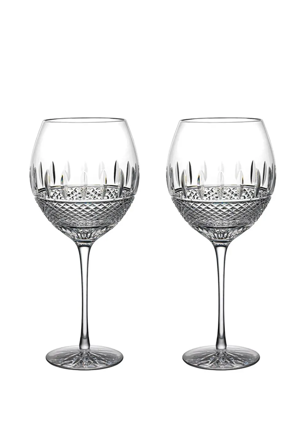 Waterford Crystal Irish Lace Red Wine Set of 2