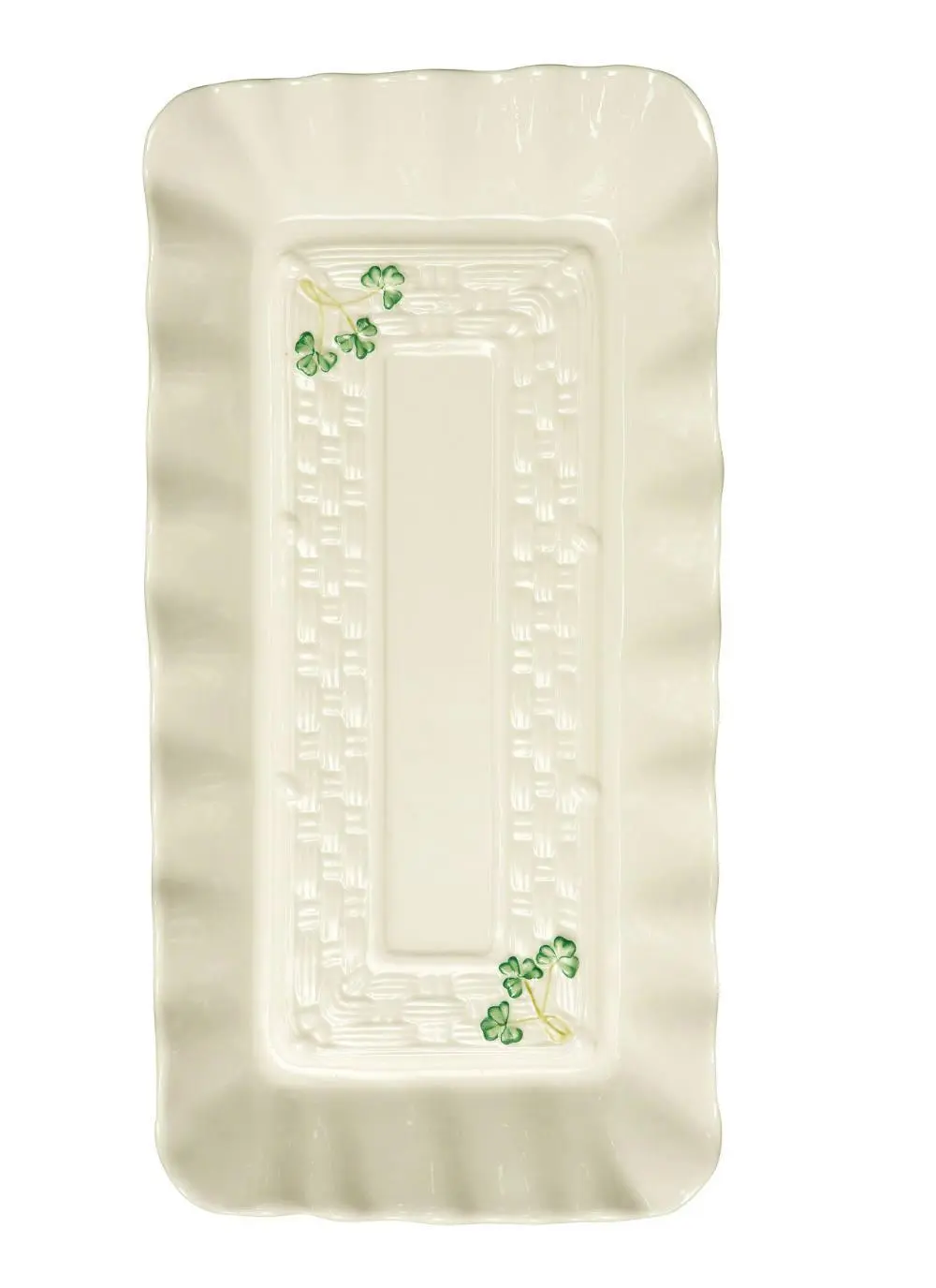 Belleek Classic Shamrock Tray