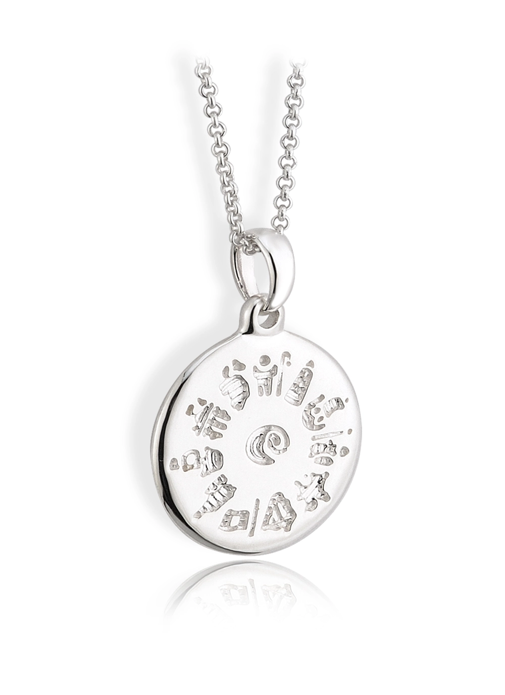 History Of Ireland Round Pendant