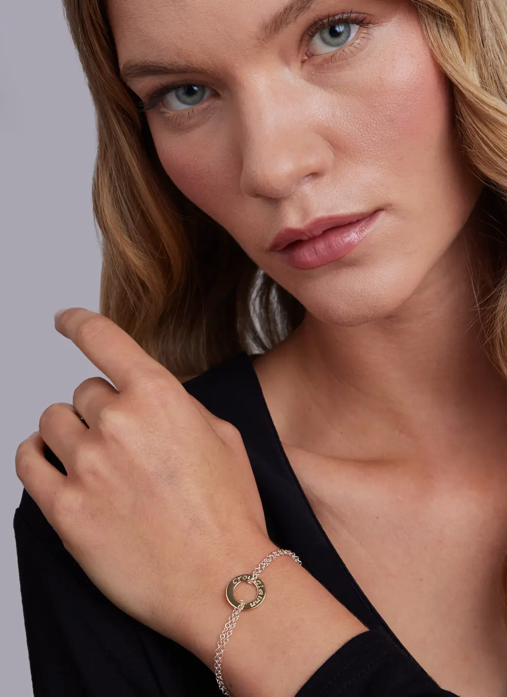 9ct Gold & Sterling Silver Croi Alainn Bracelet