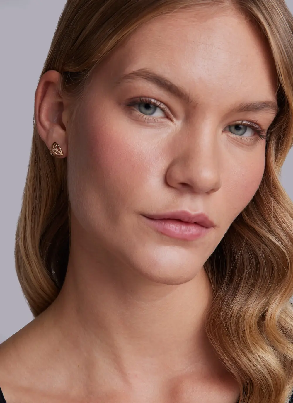 10ct Gold Trinity Knot Earrings