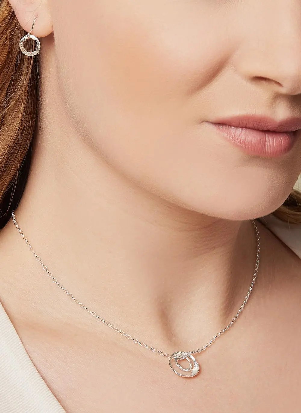 Petite Sterling Silver Shell Drop Earrings