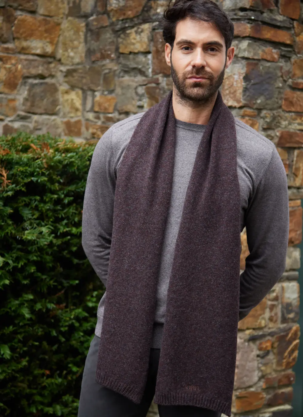 Personalized Wool Cashmere Scarf