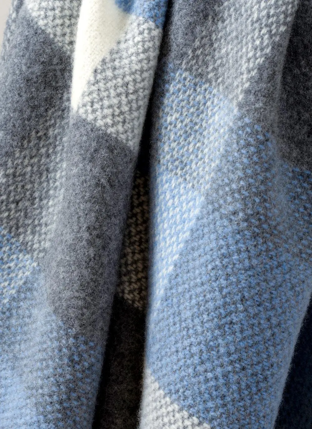 Stormy Waters Wool Cashmere Throw