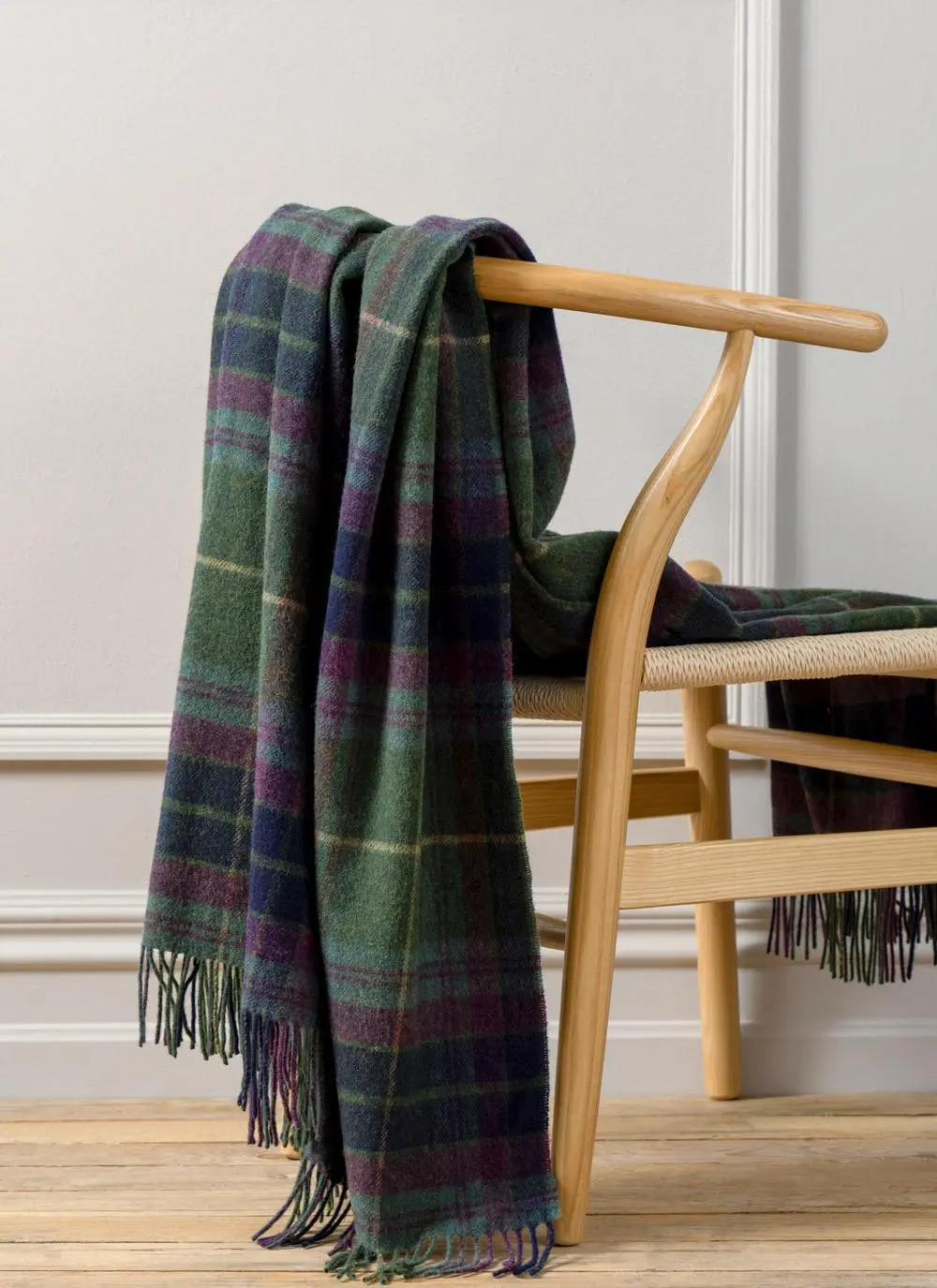 Wild Heather Lambswool Throw