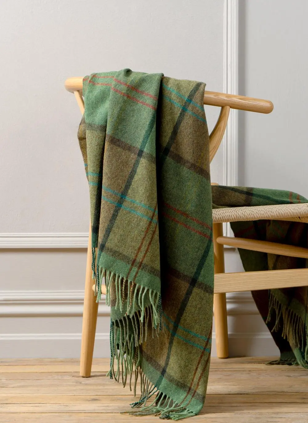 Emerald Isle Lambswool Throw