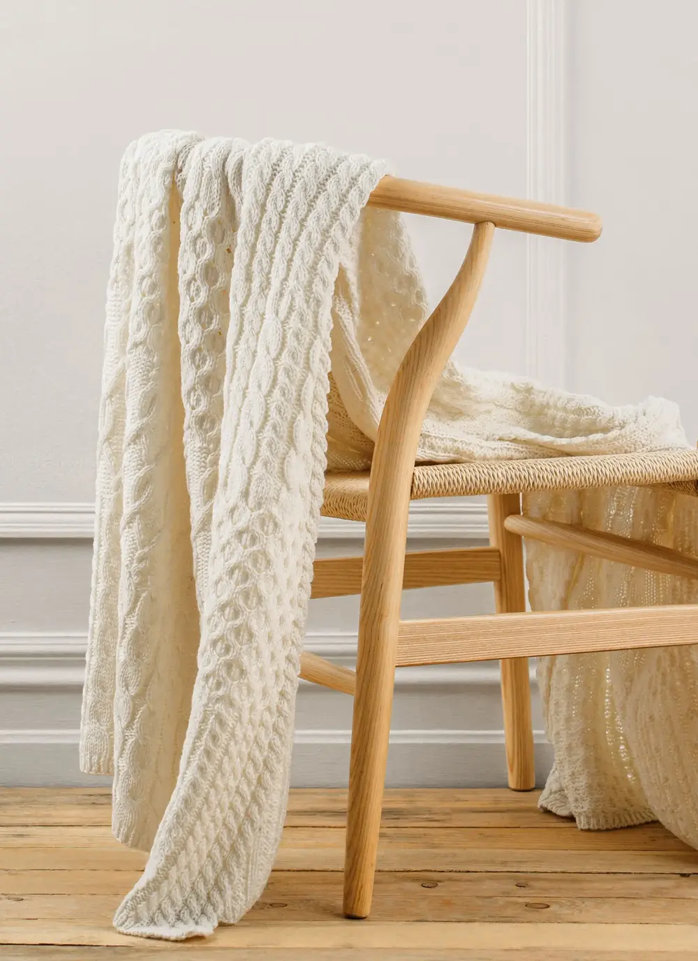 Personalized Patchwork Aran Throw 
