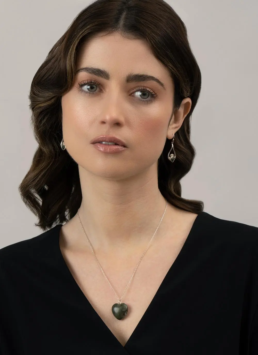 Connemara Marble Heart Pendant