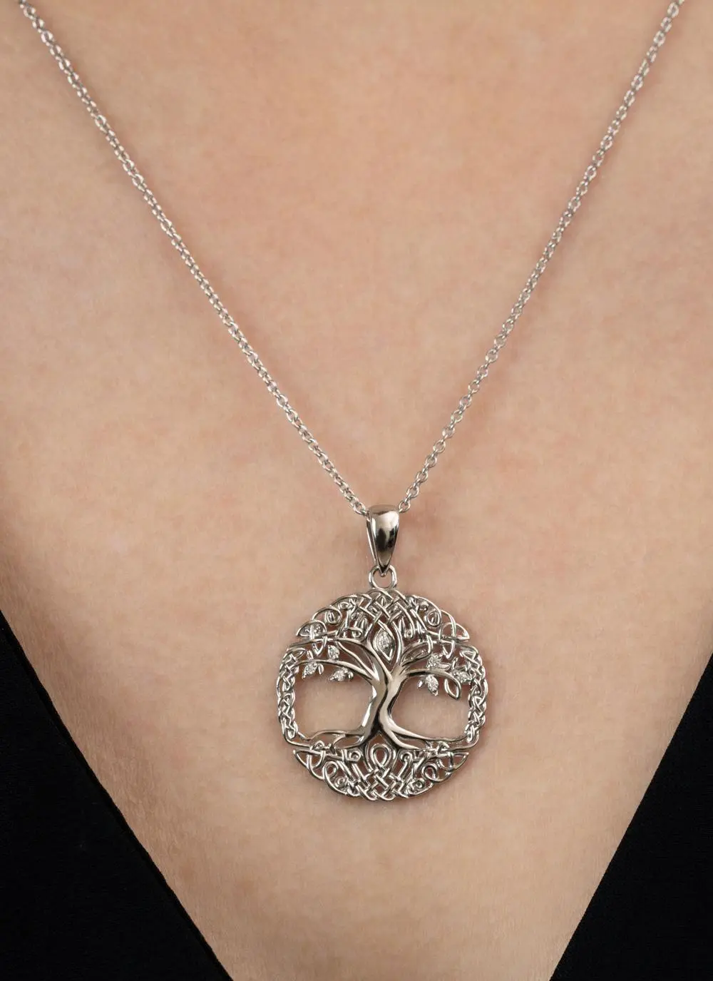 Sterling Silver Tree Of Life Pendant