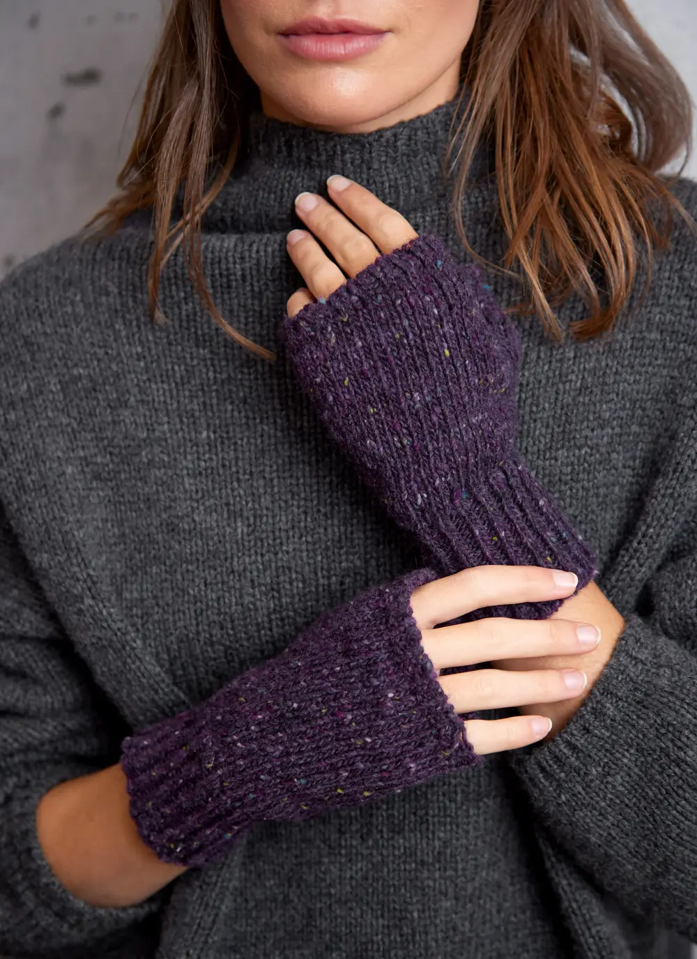  Donegal Tweed Handwarmers