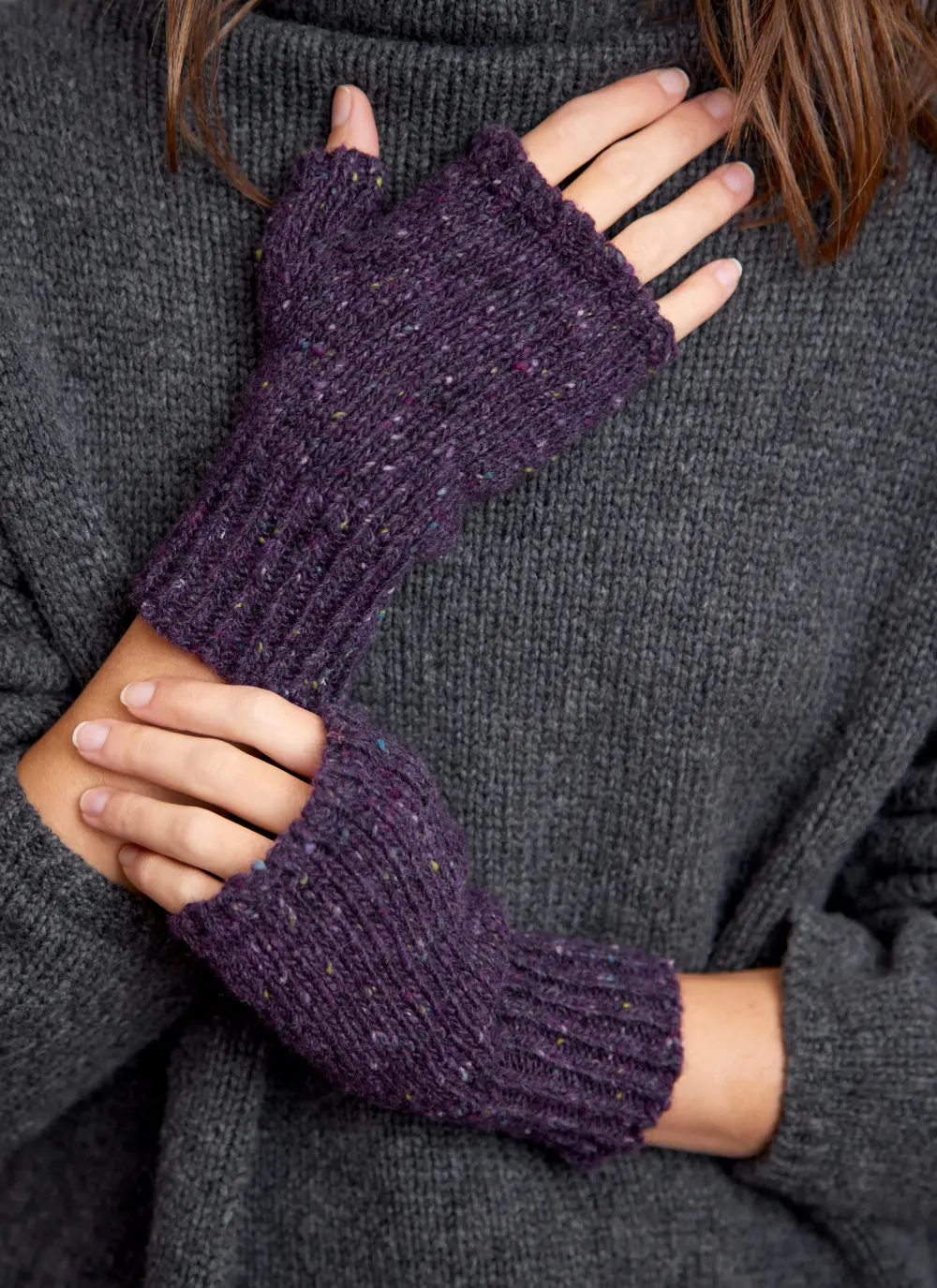 Donegal Tweed Handwarmers