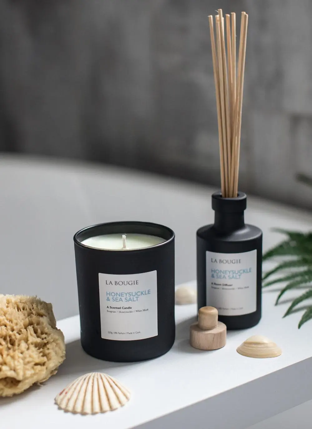 Honeysuckle & Sea Salt Candle