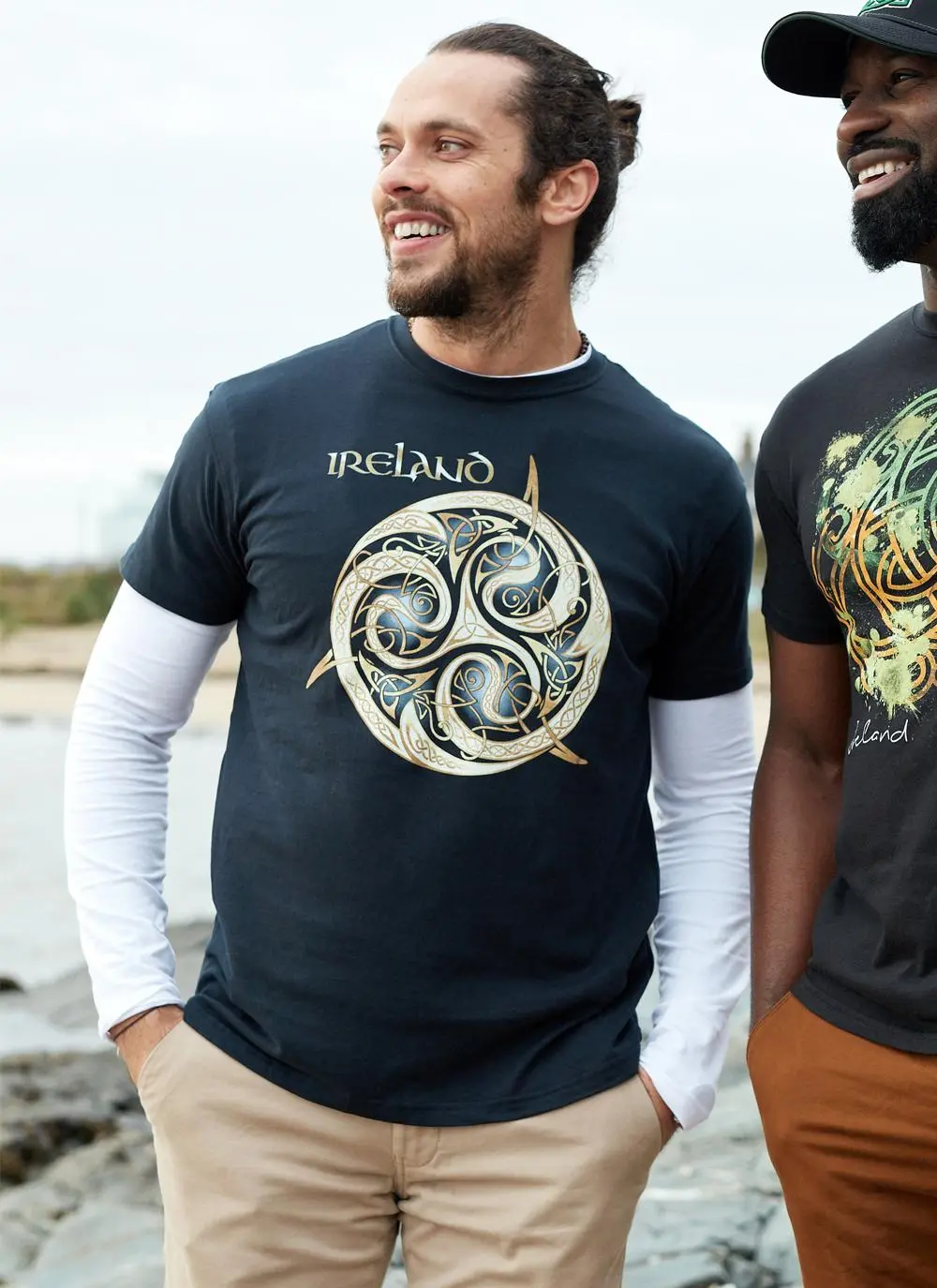 Men's Celtic Knot Navy T-Shirt