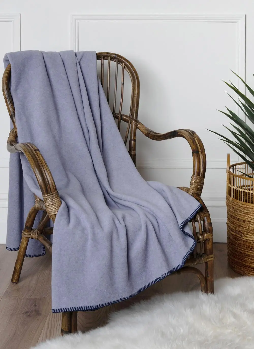 Lavender Fleece Throw