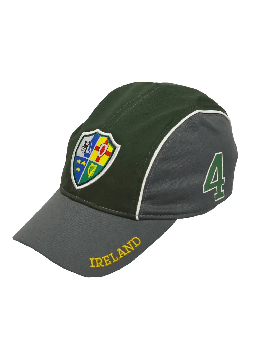 Ireland Four Province Baseball Cap in Grey Green