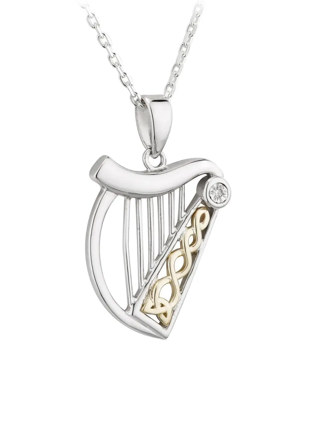 White background cut out shot of Sterling Silver 