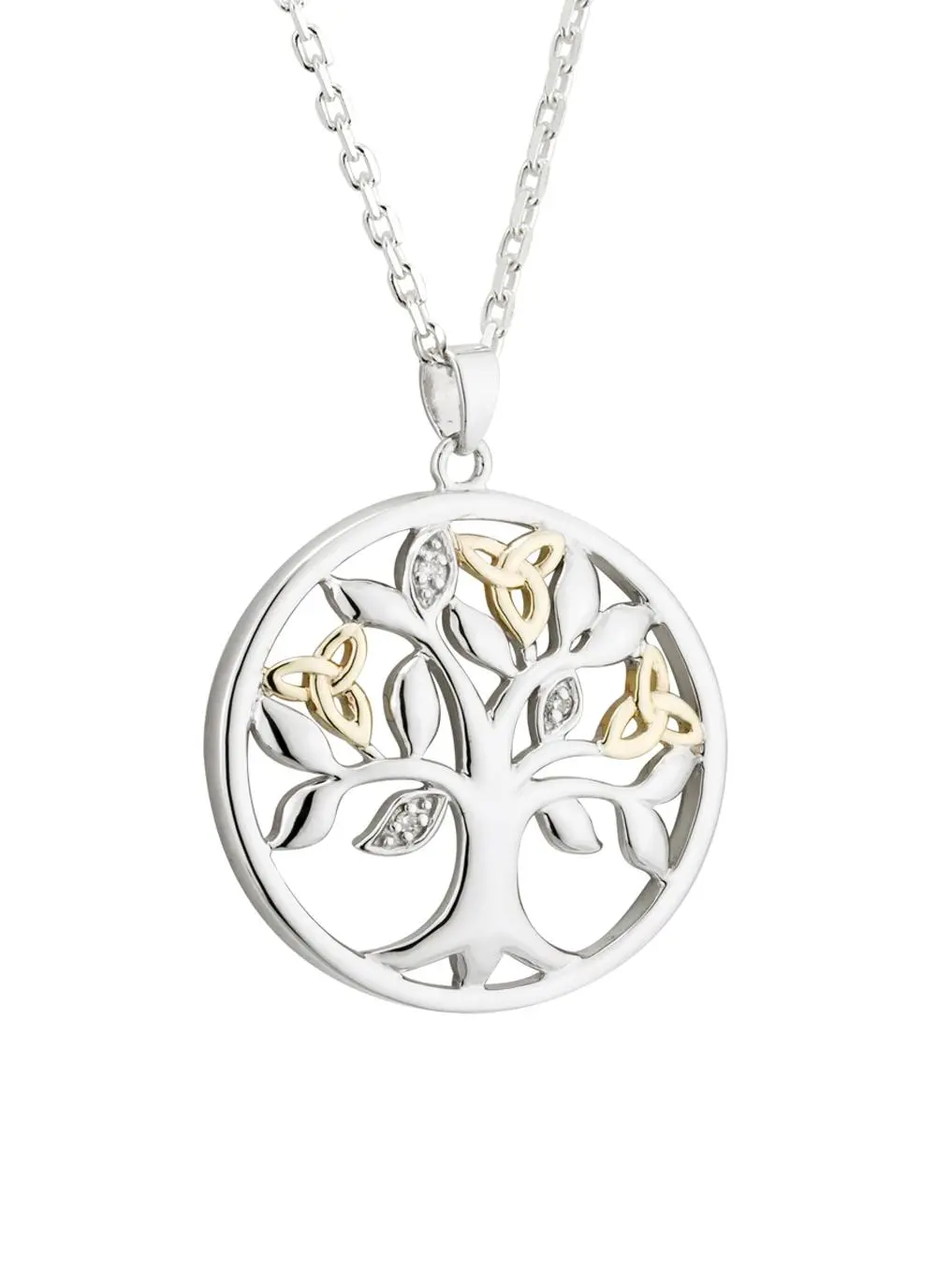 White background cut out shot of Sterling Silver 