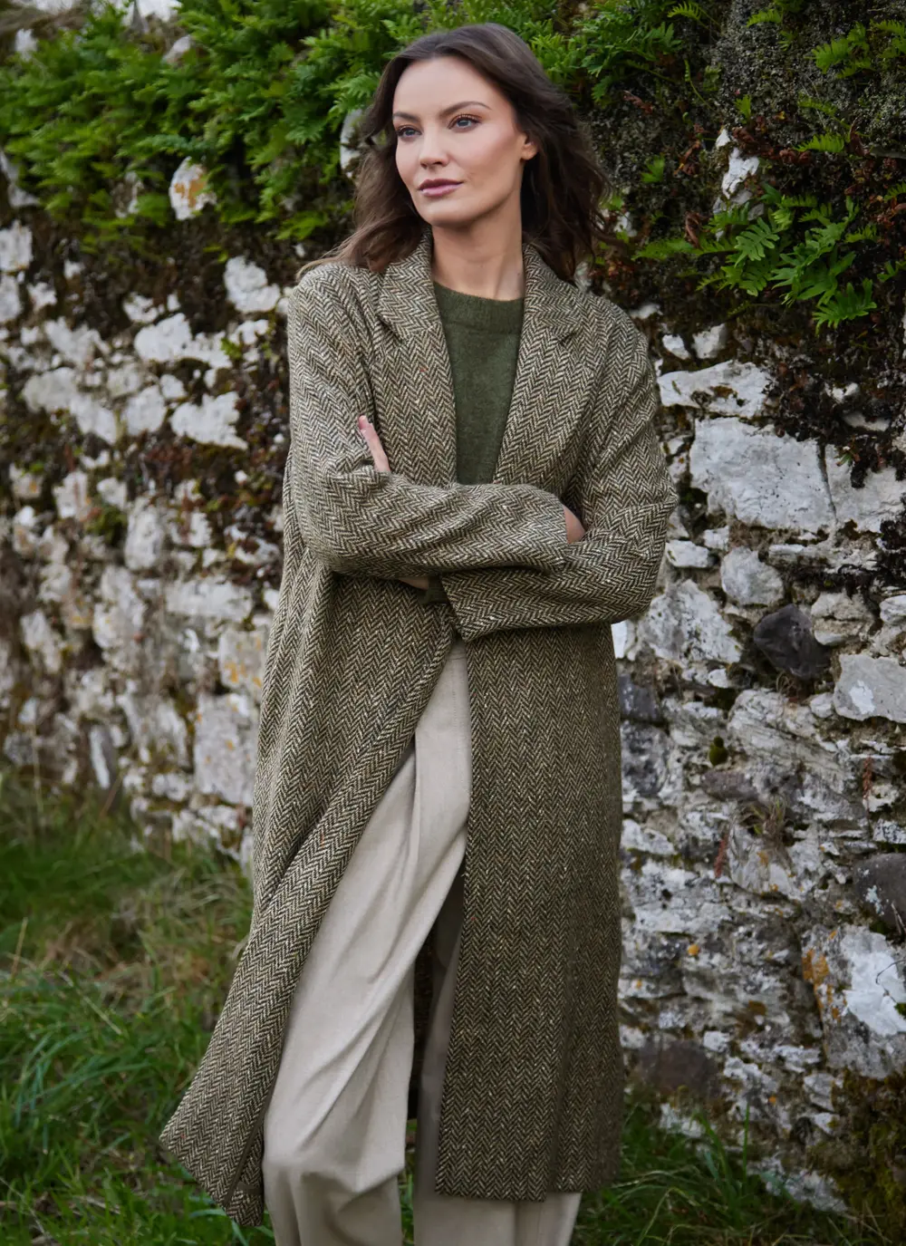 Irish Tweed Duster Coat
