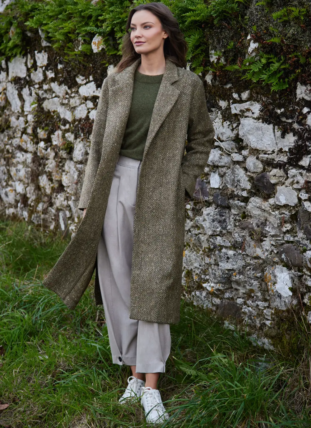 Irish Tweed Duster Coat