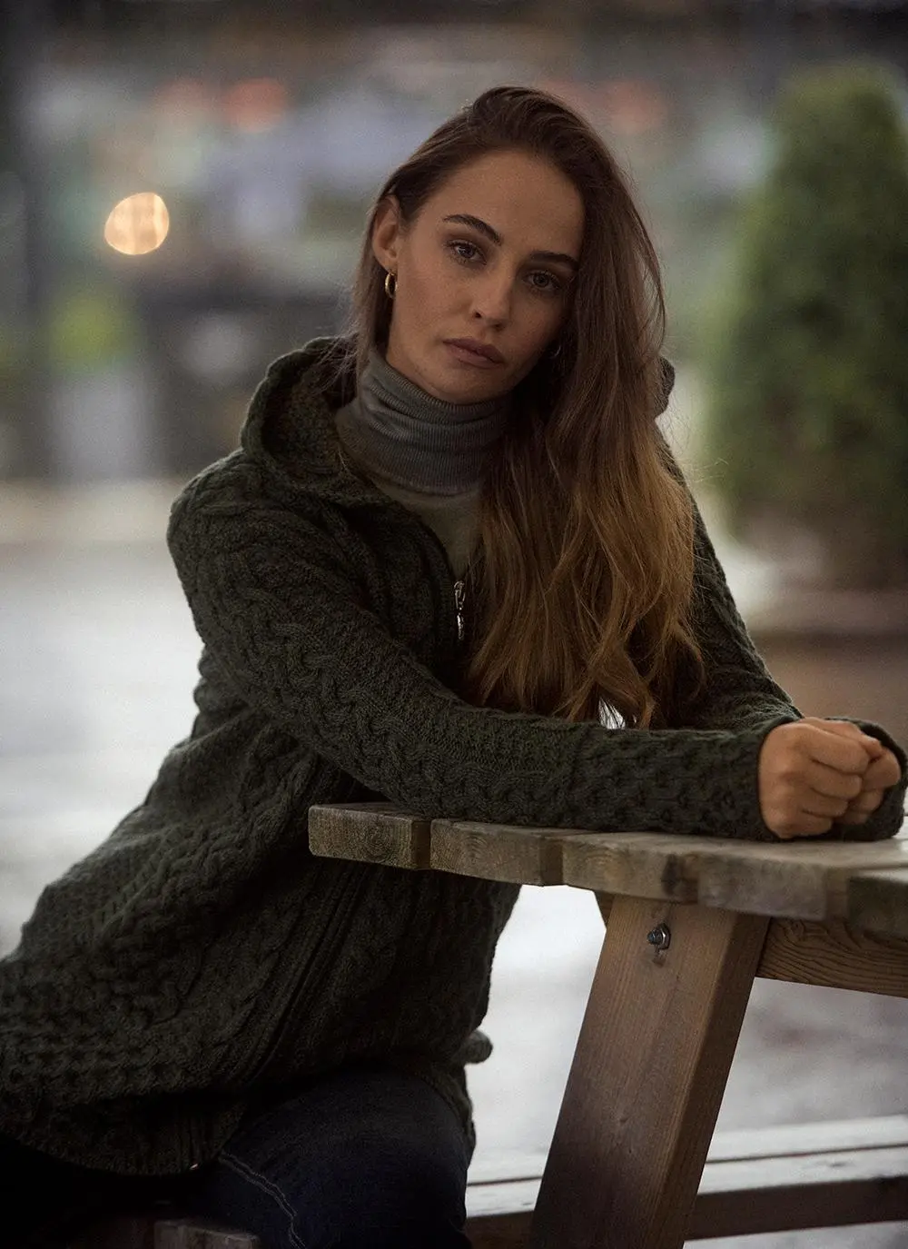 Anna Celtic Aran Hoodie