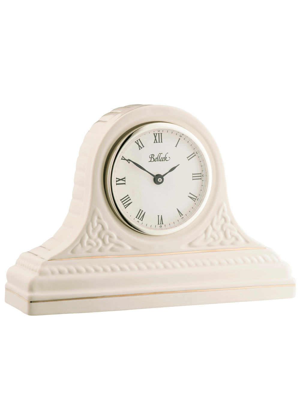 Belleek Classic Celtic Mantel Clock 