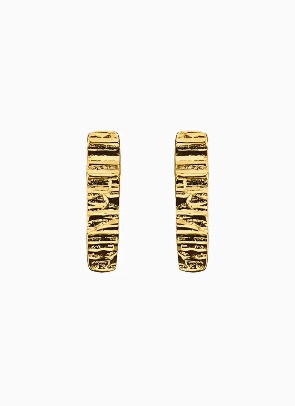 Loinnir 18K Gold Vermeil Burren Earrings handmade in Ireland 