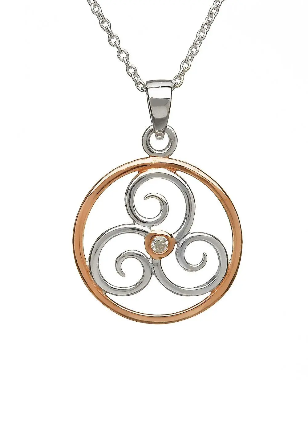 White background cut out shot of Sterling Silver 
