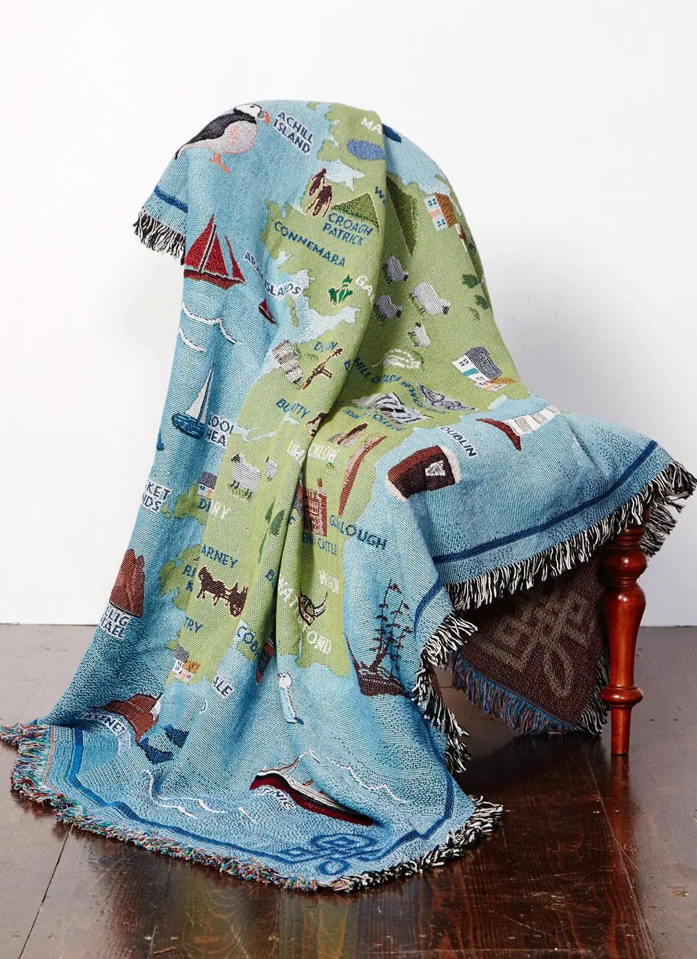 The Map of Ireland Throw