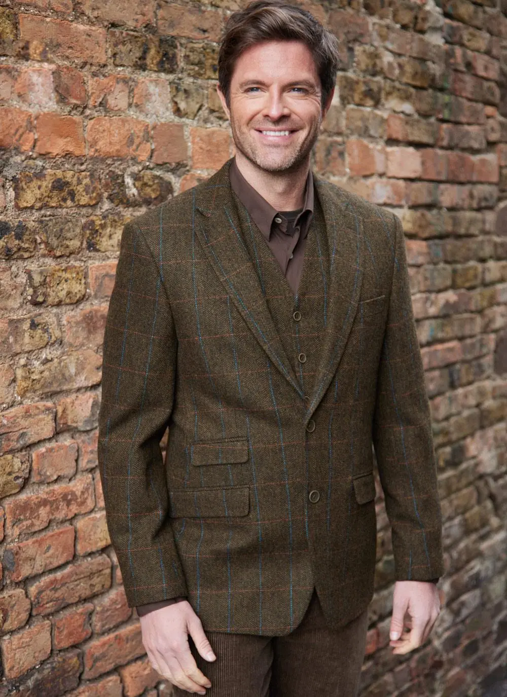 Overcheck Tweed Jacket