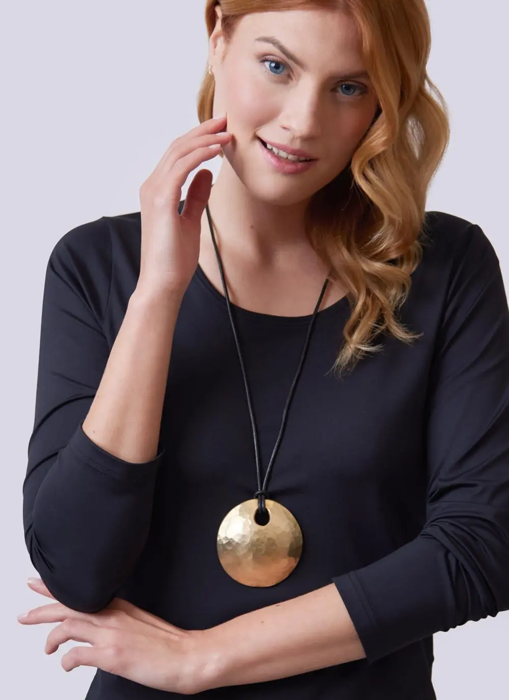 Medium Brass Sun Pendant