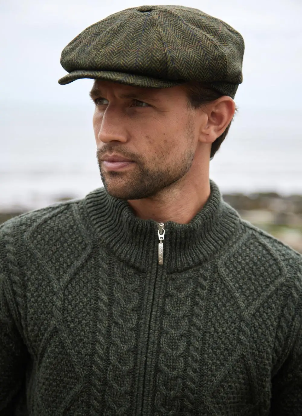 Mucros Wool Driving Cap