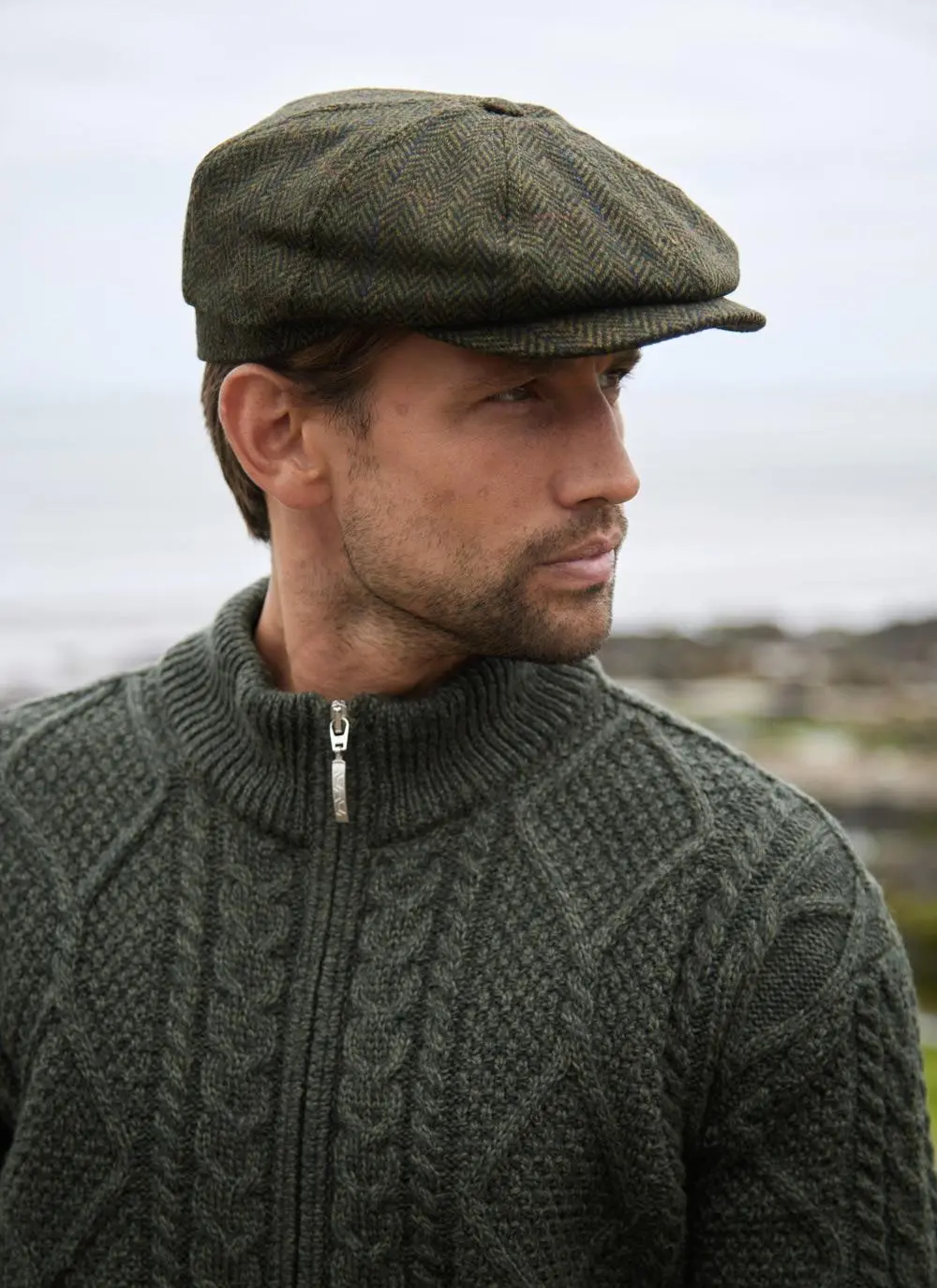 Mucros Wool Driving Cap