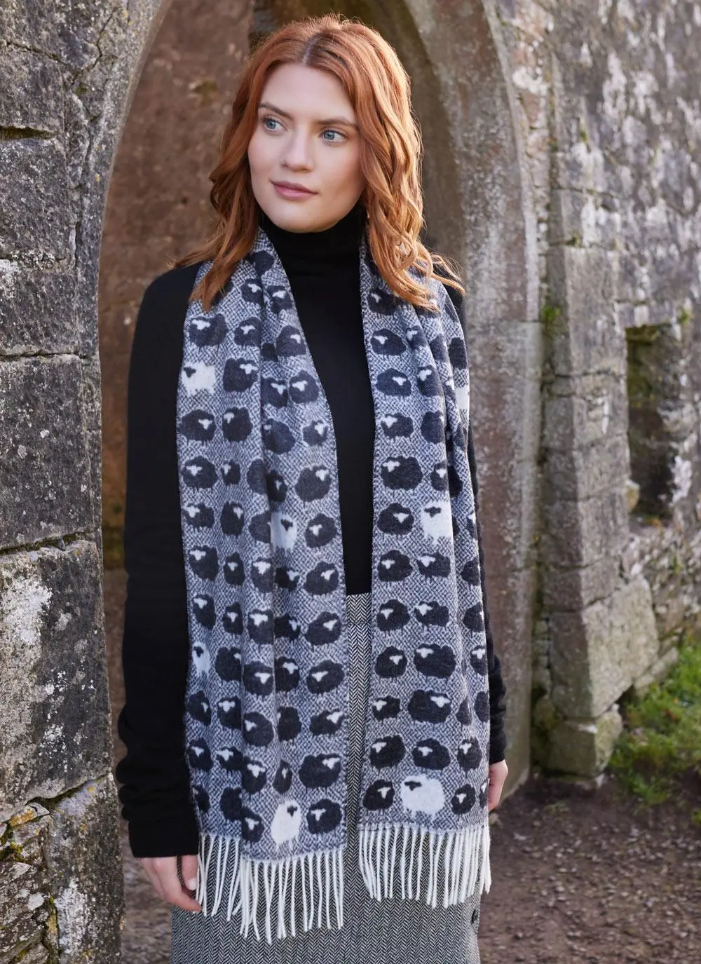 Sheep Cloud Scarf