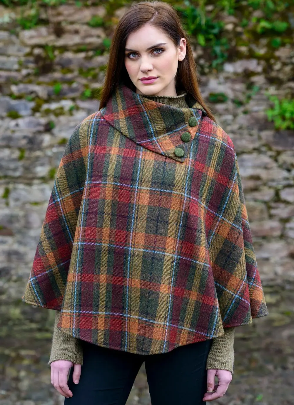 Mucros Wool Poncho