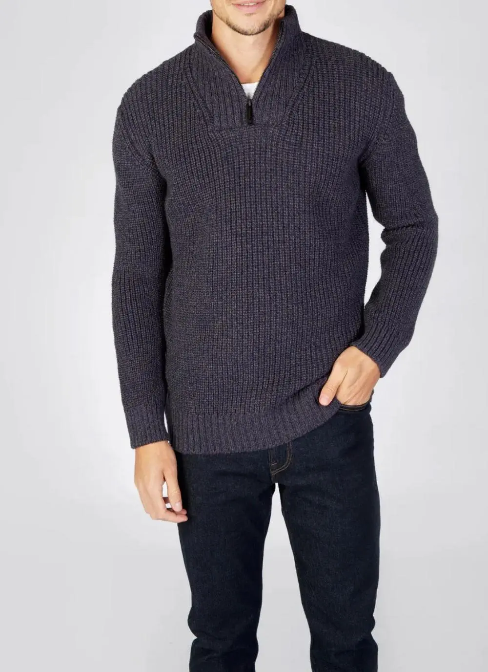 Navy Marl