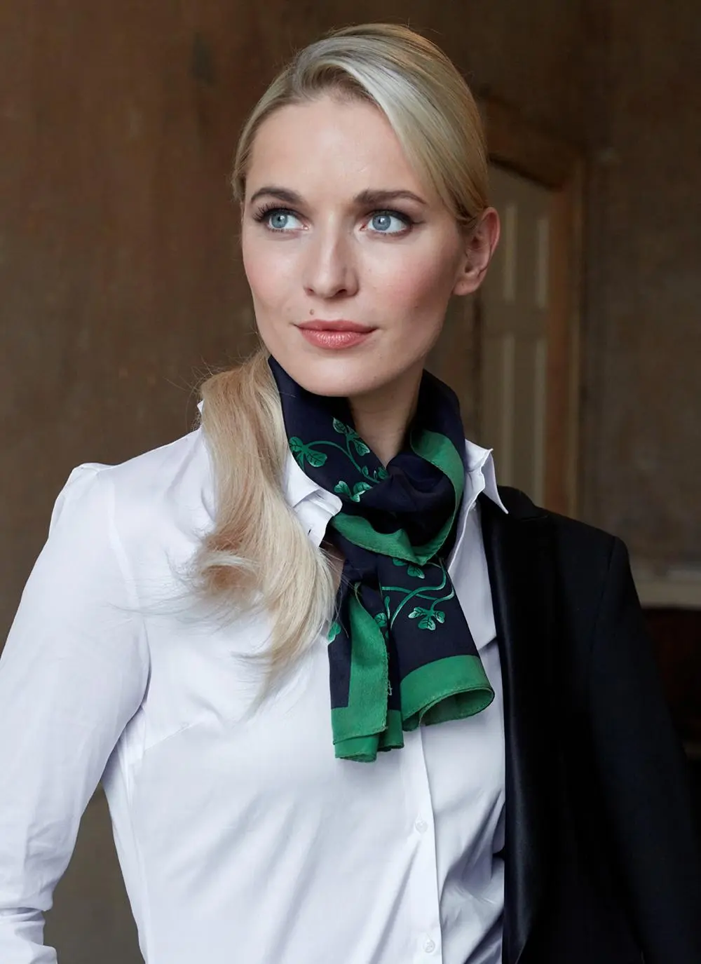 Shamrock Silk Scarf