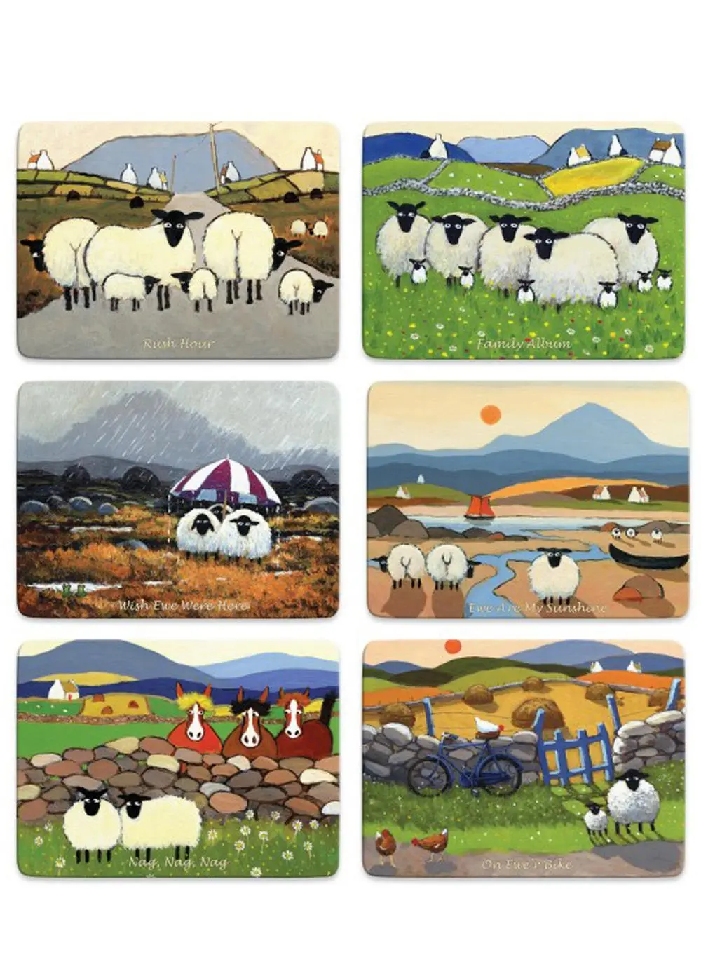 Thomas Joseph Mixed Placemats Set of 6