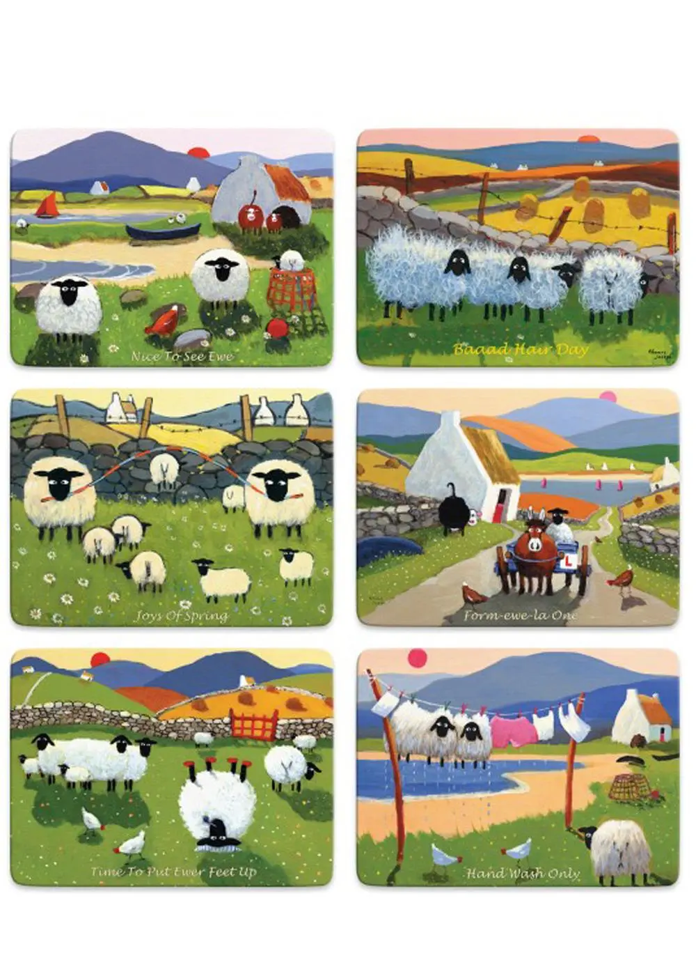 Thomas Joseph Mixed Placemat Set of 6