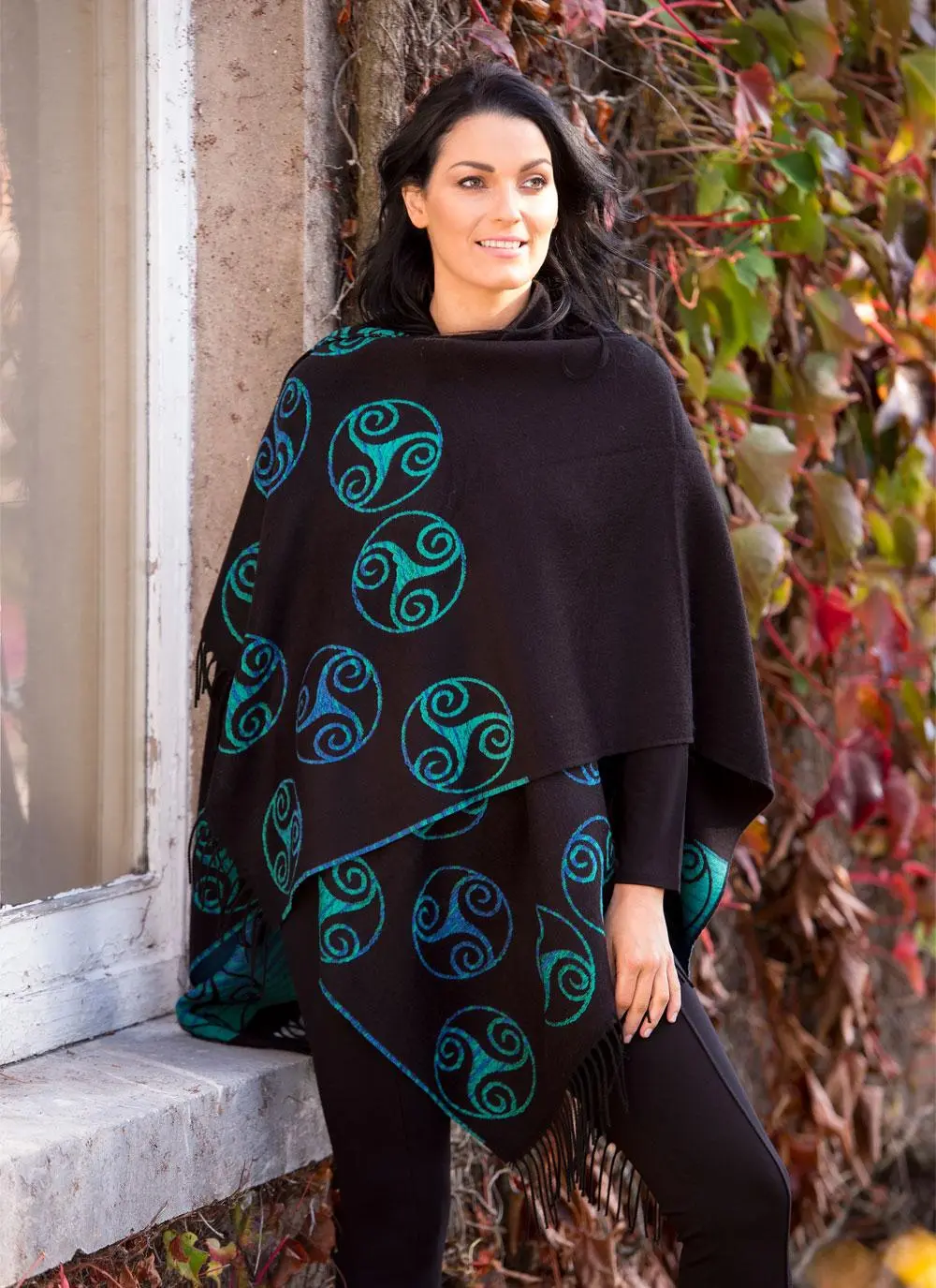 Fringed Triskele Wrap