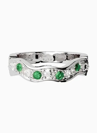 14ct White Gold Diamond 
