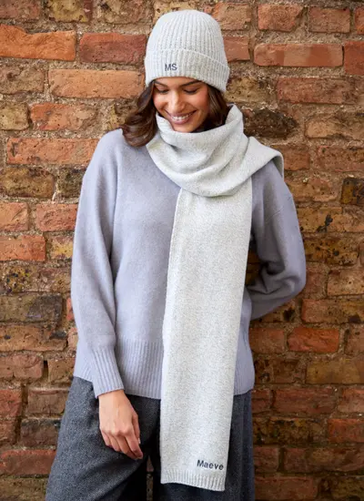 Personalized Wool Cashmere Scarf
