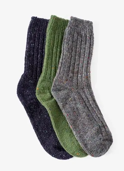 Set of 3 Men's Country Socks